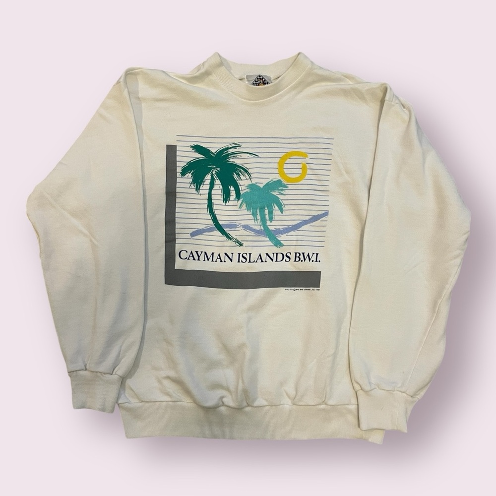 VTG 1989 Cayman Islands BWI Crewneck